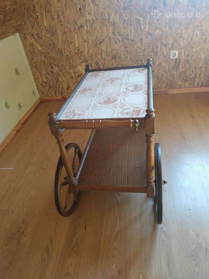 Serviravimo baro stalelis vežimėlis staliukas - nuotraukos Nr. 4