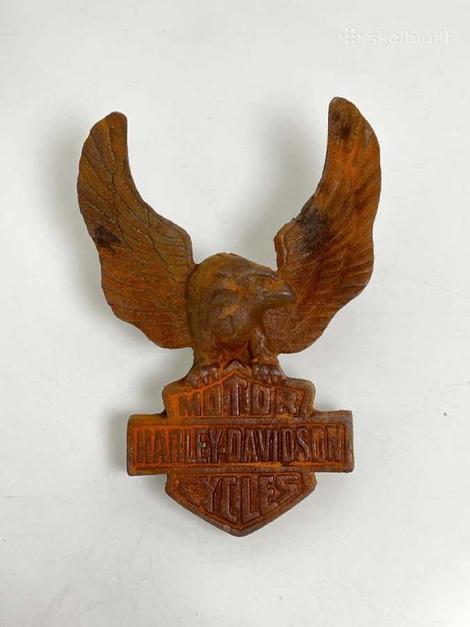 Harley Davidson iškaba iš ketaus - nuotraukos Nr. 2