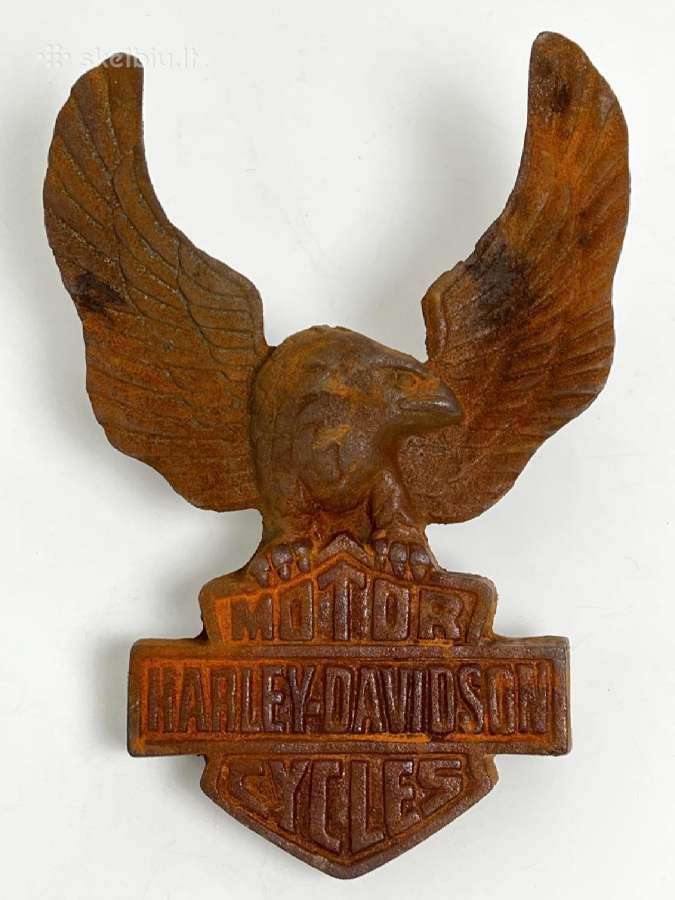 Harley Davidson iškaba iš ketaus - nuotraukos Nr. 3