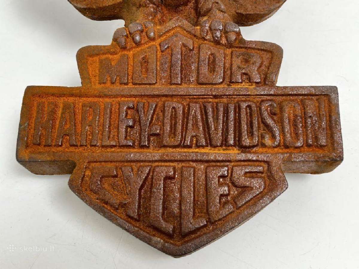 Harley Davidson iškaba iš ketaus - nuotraukos Nr. 5