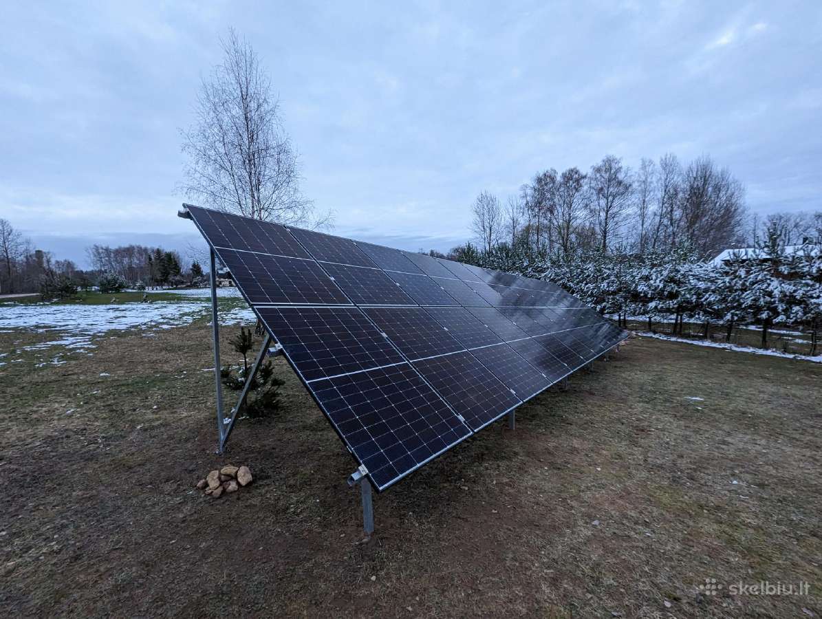 10kw antžeminės saulės elektrinės komplektas - nuotraukos Nr. 9