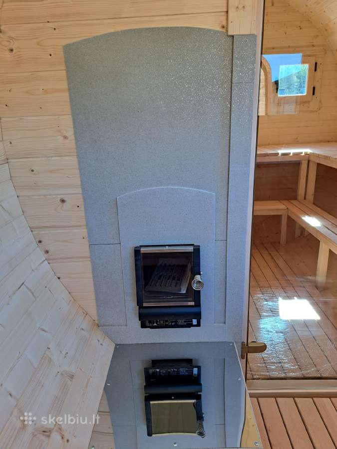 Apvalios Lauko pirtys, mobili pirtis 5m ilgio - nuotraukos Nr. 5