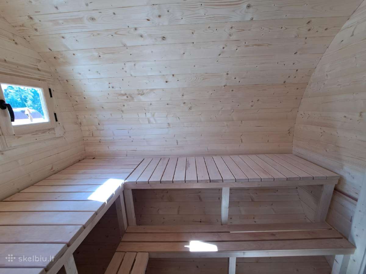 Apvalios Lauko pirtys, mobili pirtis 5m ilgio - nuotraukos Nr. 8