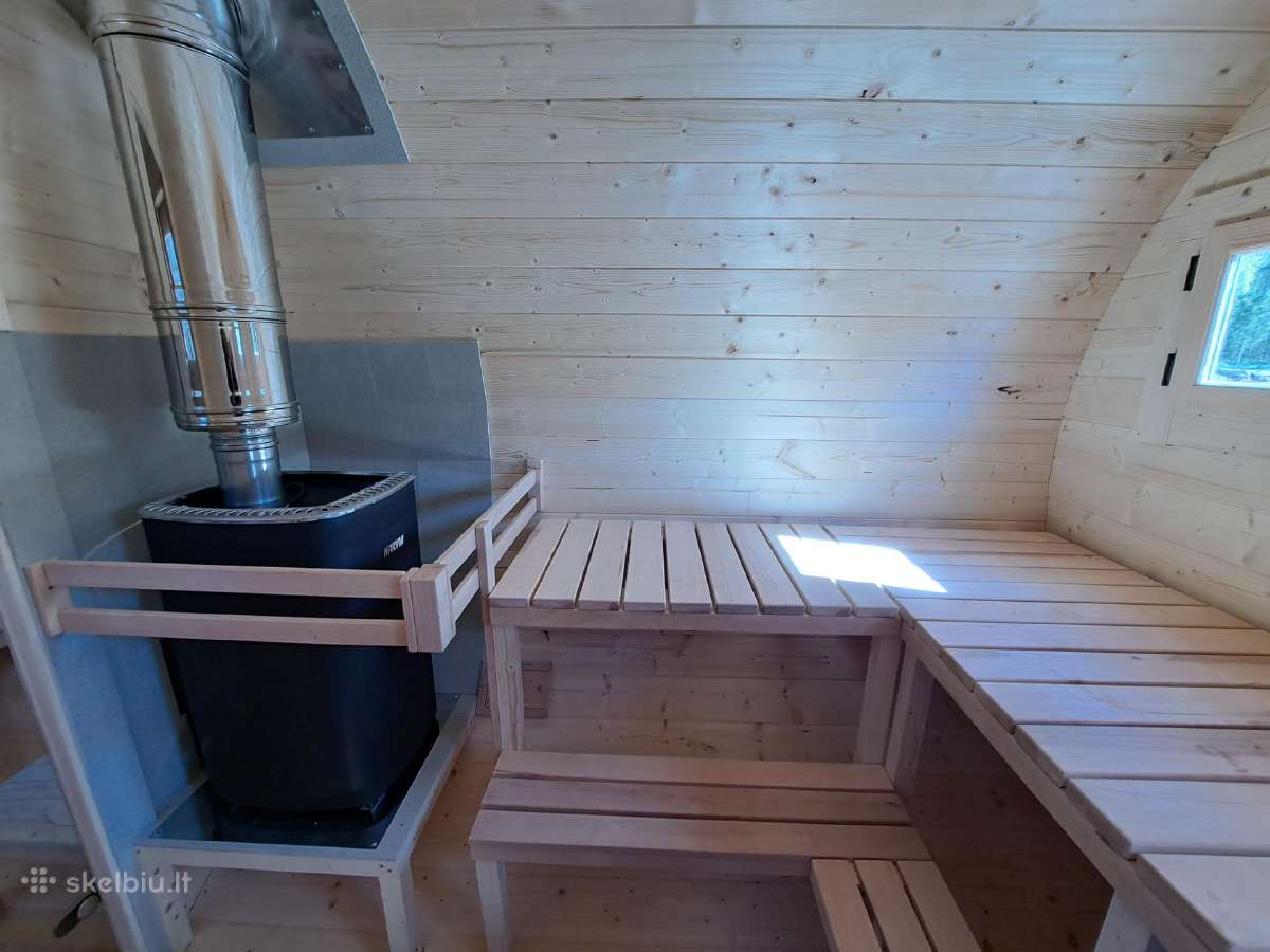 Apvalios Lauko pirtys, mobili pirtis 5m ilgio - nuotraukos Nr. 9