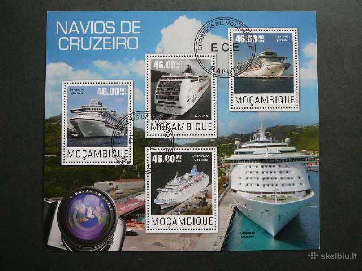 Laivai kruiziniai Mozambikas 2014 antsp. mb496