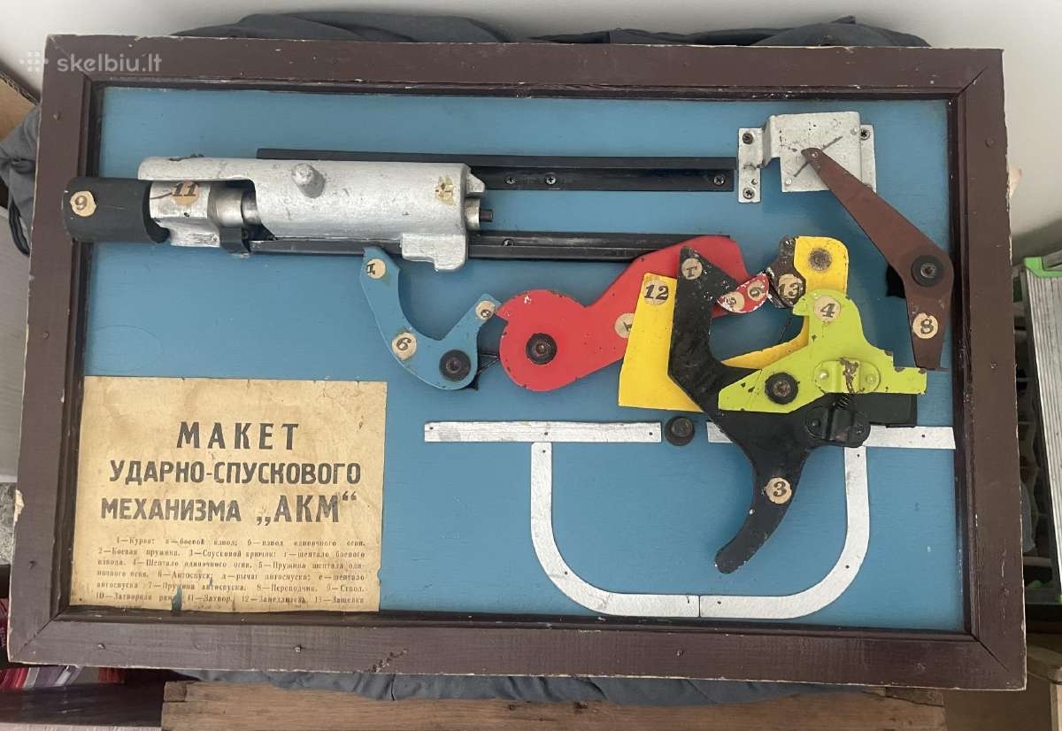 Tarybinio automato Akm veikimo maketas