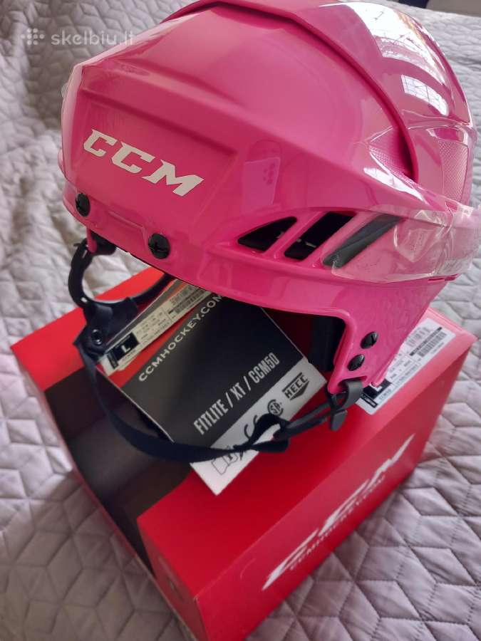 Ccm Fitlite 50 ružavas (pink) šalmas 57,5-62 cm