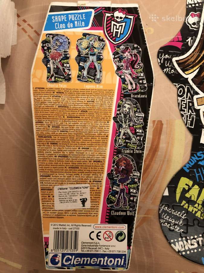 Monster high dėlionė - nuotraukos Nr. 5