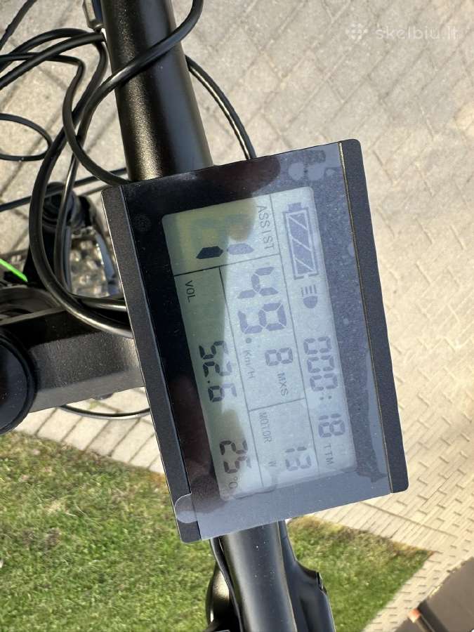 Elektrinis dviratis fat bike 1500 watt - nuotraukos Nr. 4