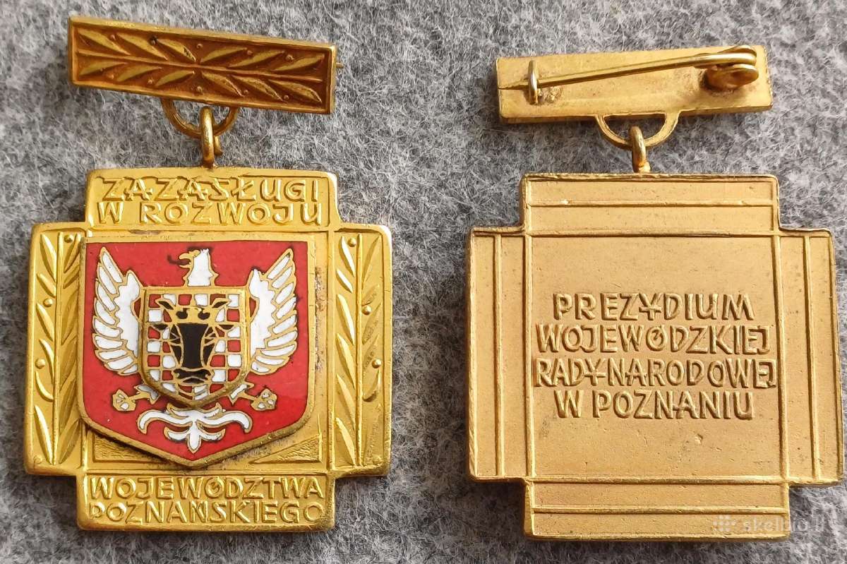 Už nuopelnus vystant Poznanės vaivadiją