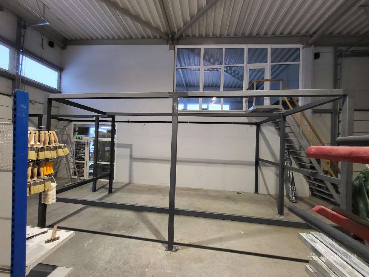 Metalo konstrukcijos, sandėliai, angarai, turėklai - nuotraukos Nr. 8
