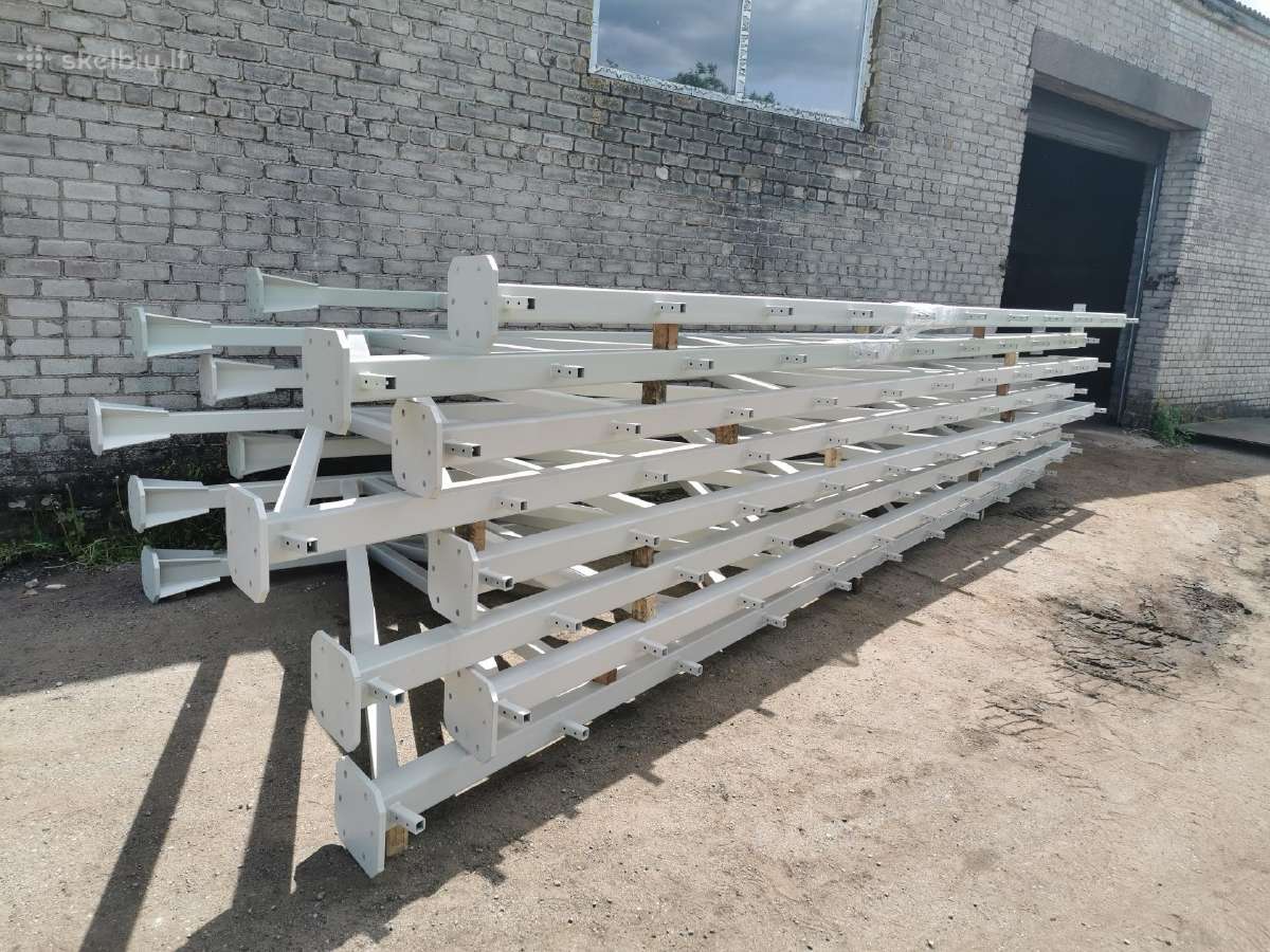 Metalo konstrukcijos, sandėliai, angarai, turėklai