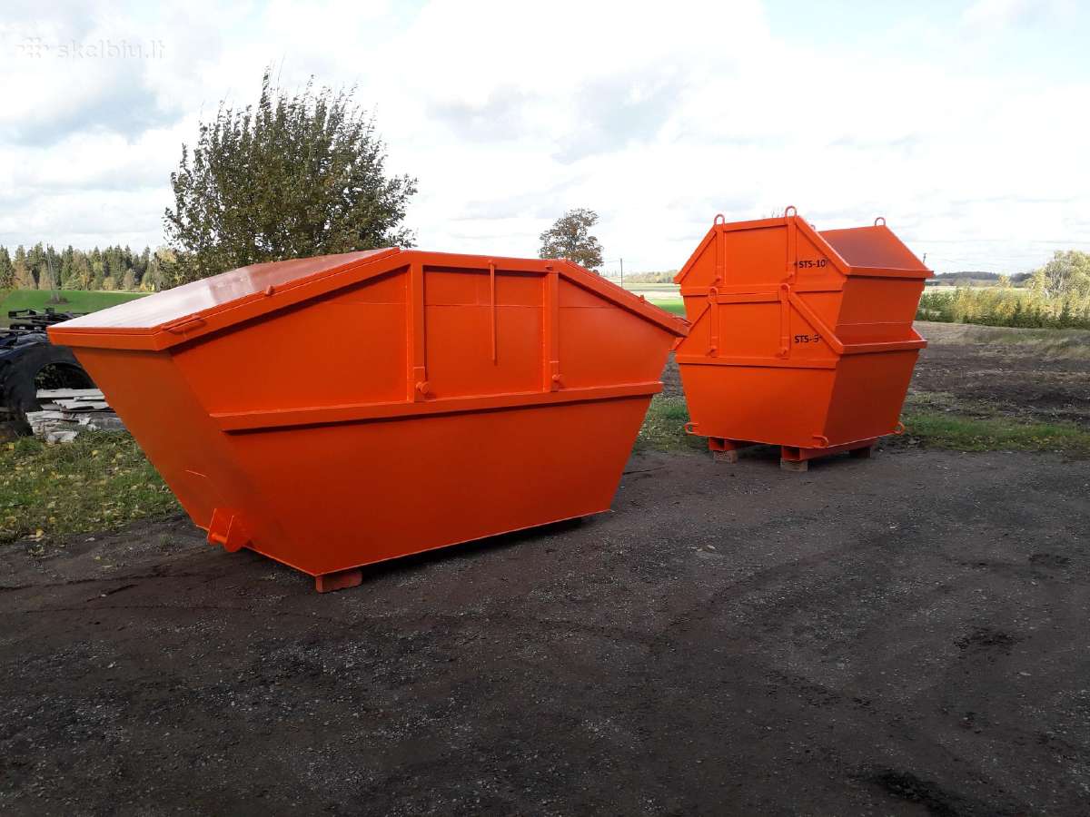 Skip, hook atlieku konteineriai pardavimas, gamyba - nuotraukos Nr. 8