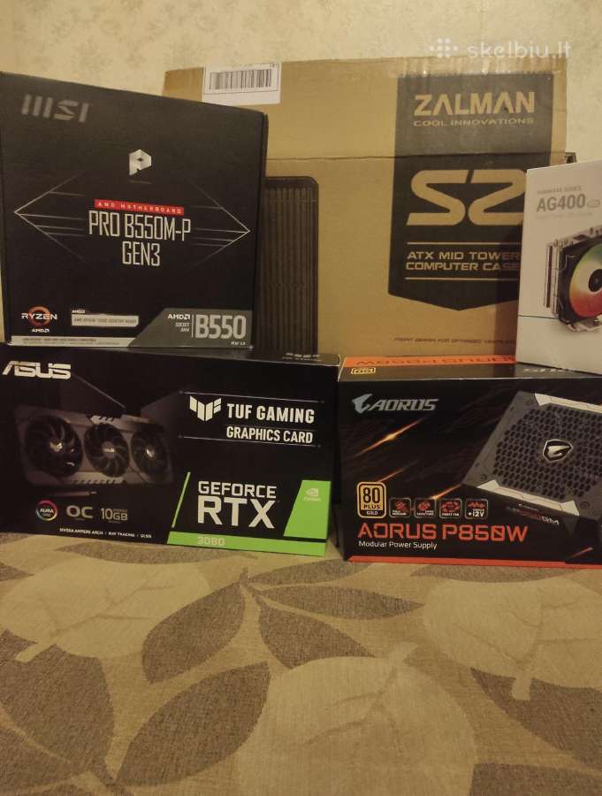 Gaming pc - Rtx 3080/r5 + x34p 3440x1440 120hz - nuotraukos Nr. 2