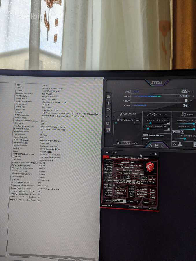Gaming pc - Rtx 3080/r5 + x34p 3440x1440 120hz - nuotraukos Nr. 4