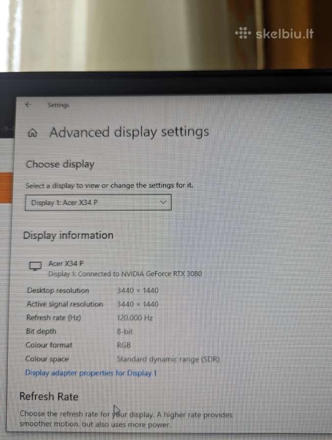 Gaming pc - Rtx 3080/r5 + x34p 3440x1440 120hz - nuotraukos Nr. 7