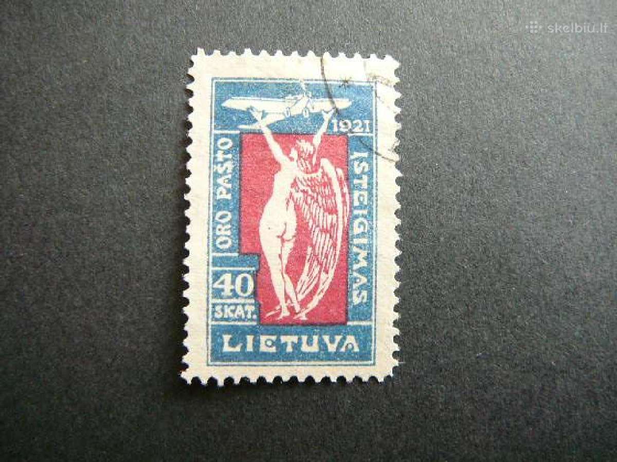 Lietuva 1921 Angeliukai 40sk. antsp. lit110a