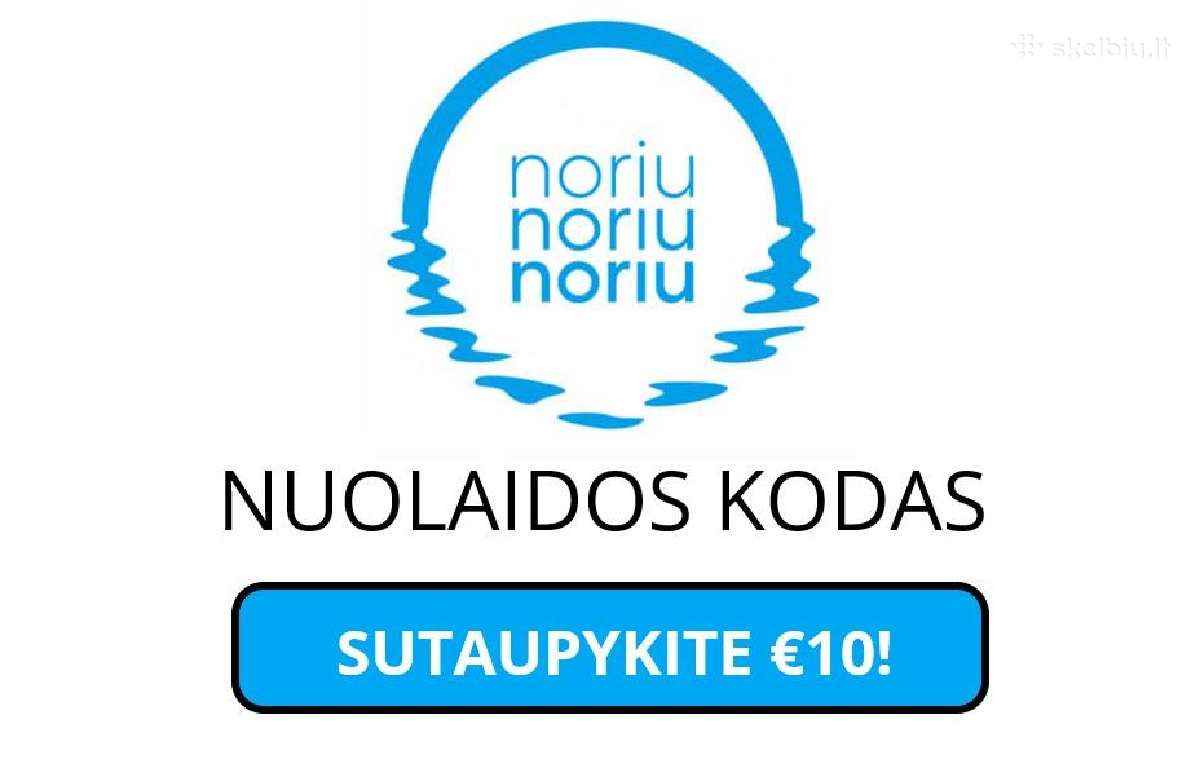 Noriunoriunoriu nuolaidos kodas €10