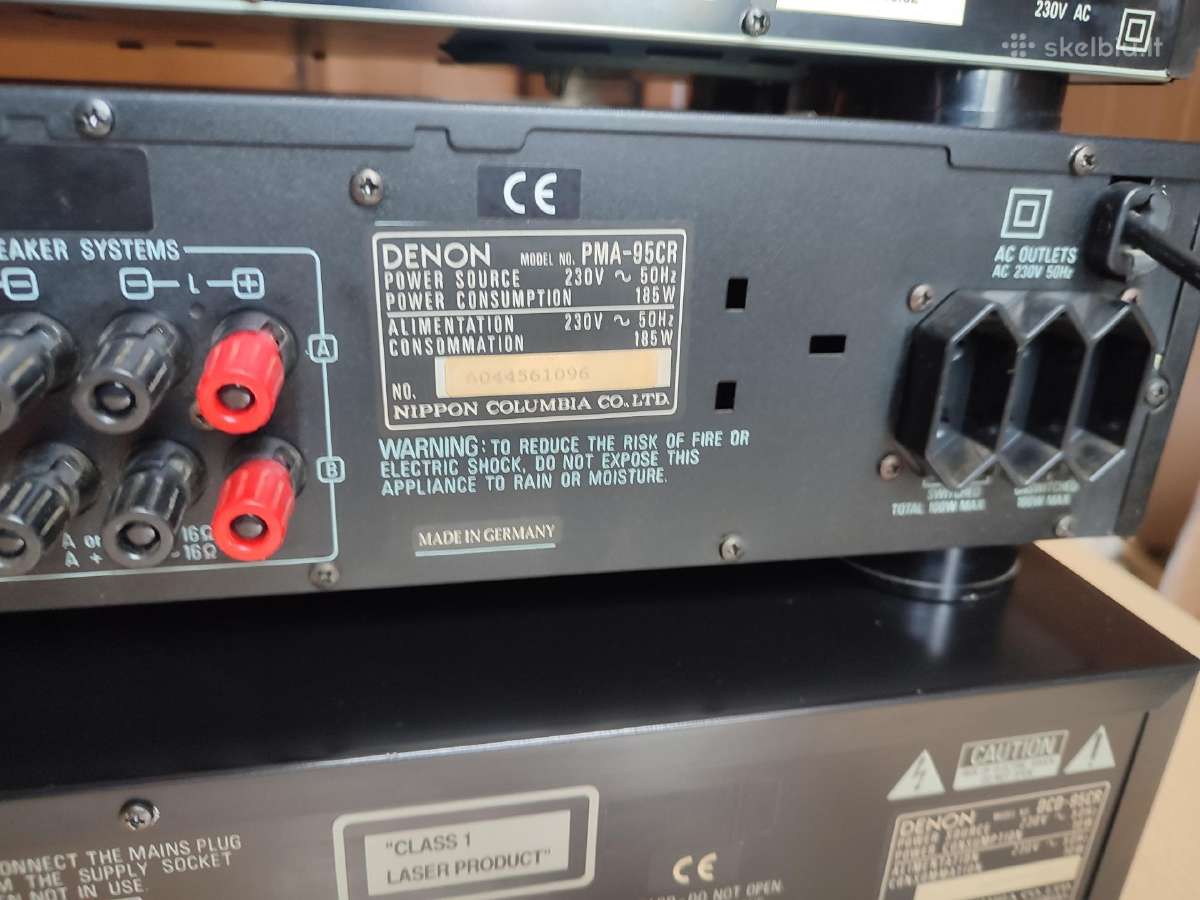 Denon 95 Cr (Crome special limited) komplektas - nuotraukos Nr. 9