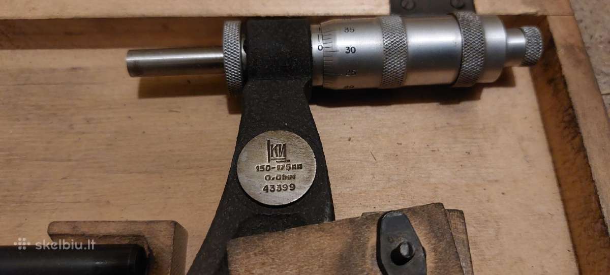 Mikrometrai: 150-175, 175-200 mm - nuotraukos Nr. 2
