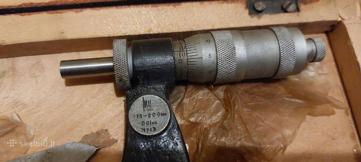 Mikrometrai: 150-175, 175-200 mm - nuotraukos Nr. 4