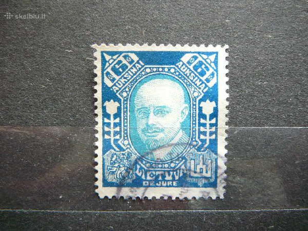 Lietuva 1922 De Jure A. Stulginskis antsp lit135pv