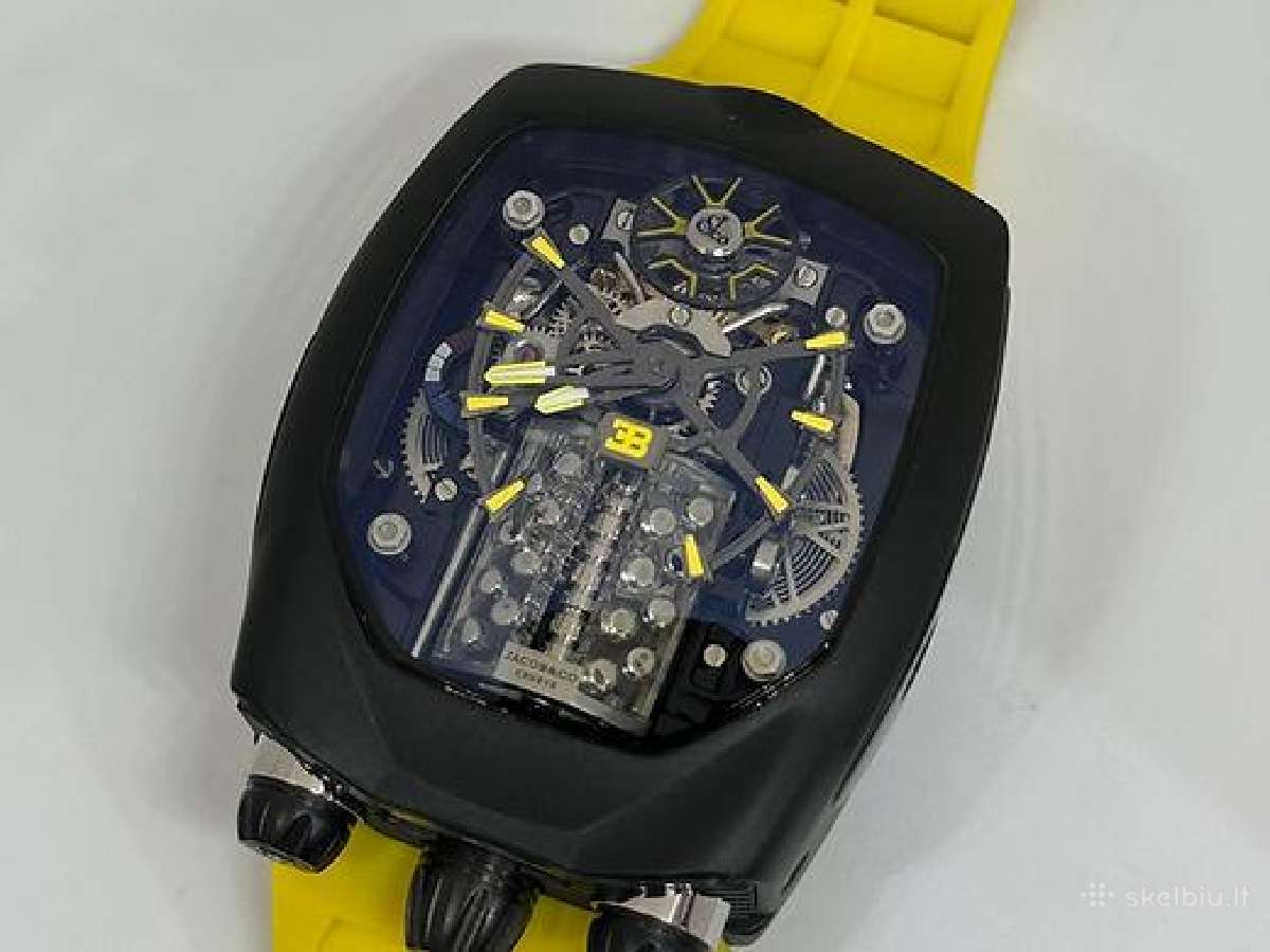Jacob&co Bugatti Chiron Tourbillon Black Titanium - nuotraukos Nr. 2
