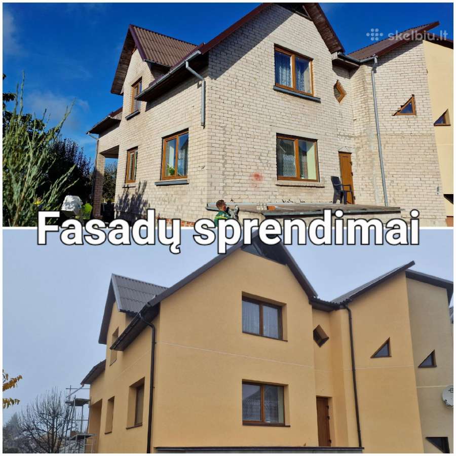Fasadų šiltinimas, dekoras, klinkeris. Klaipėda - nuotraukos Nr. 31