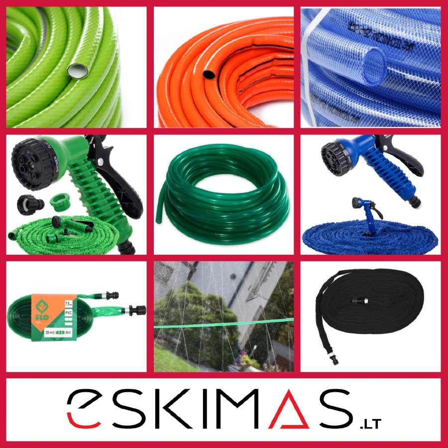 Laistymo drėkinimo guminė vandens žarna - pigiai
