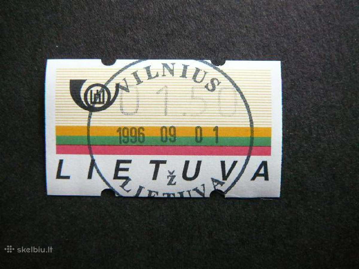 Lietuva 1996 Pasto automatu zenklai (atm) ant962