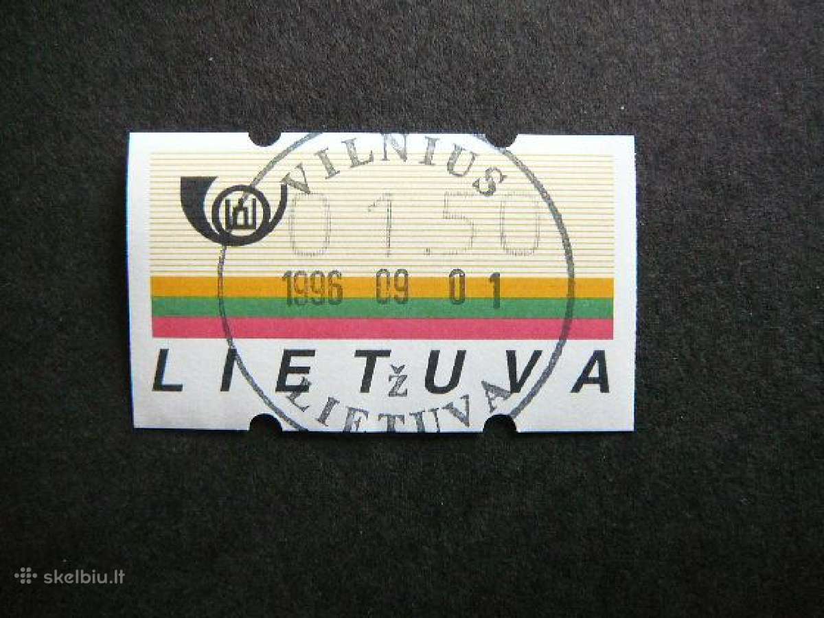 Lietuva 1996 Pasto automatu zenklai (atm) ant961