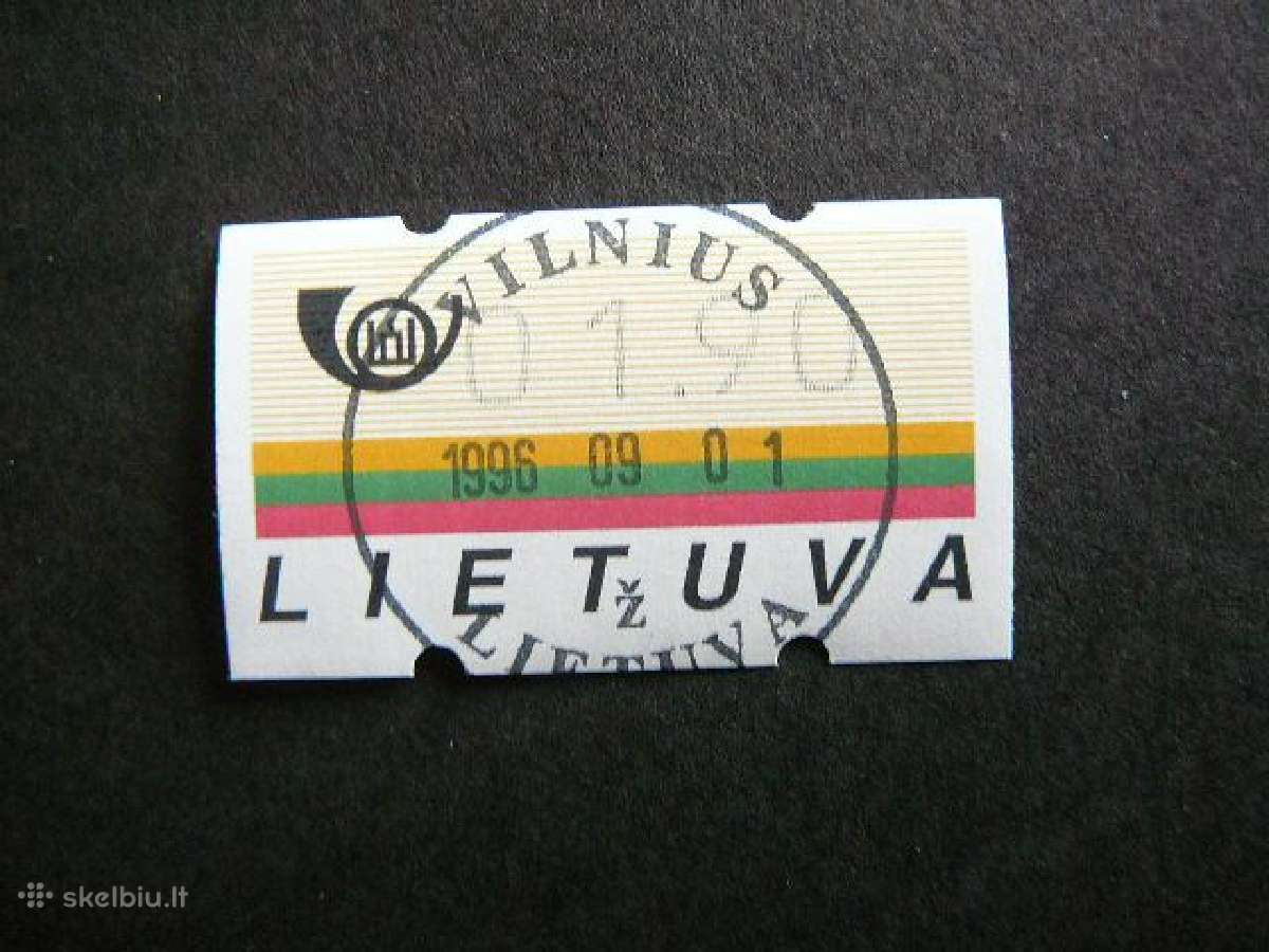 Lietuva 1996 Pasto automatu zenklai (atm) ant963