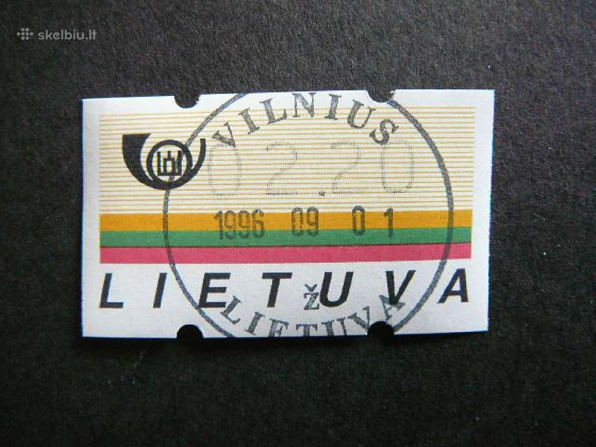 Lietuva 1996 Pasto automatu zenklai (atm) ant965