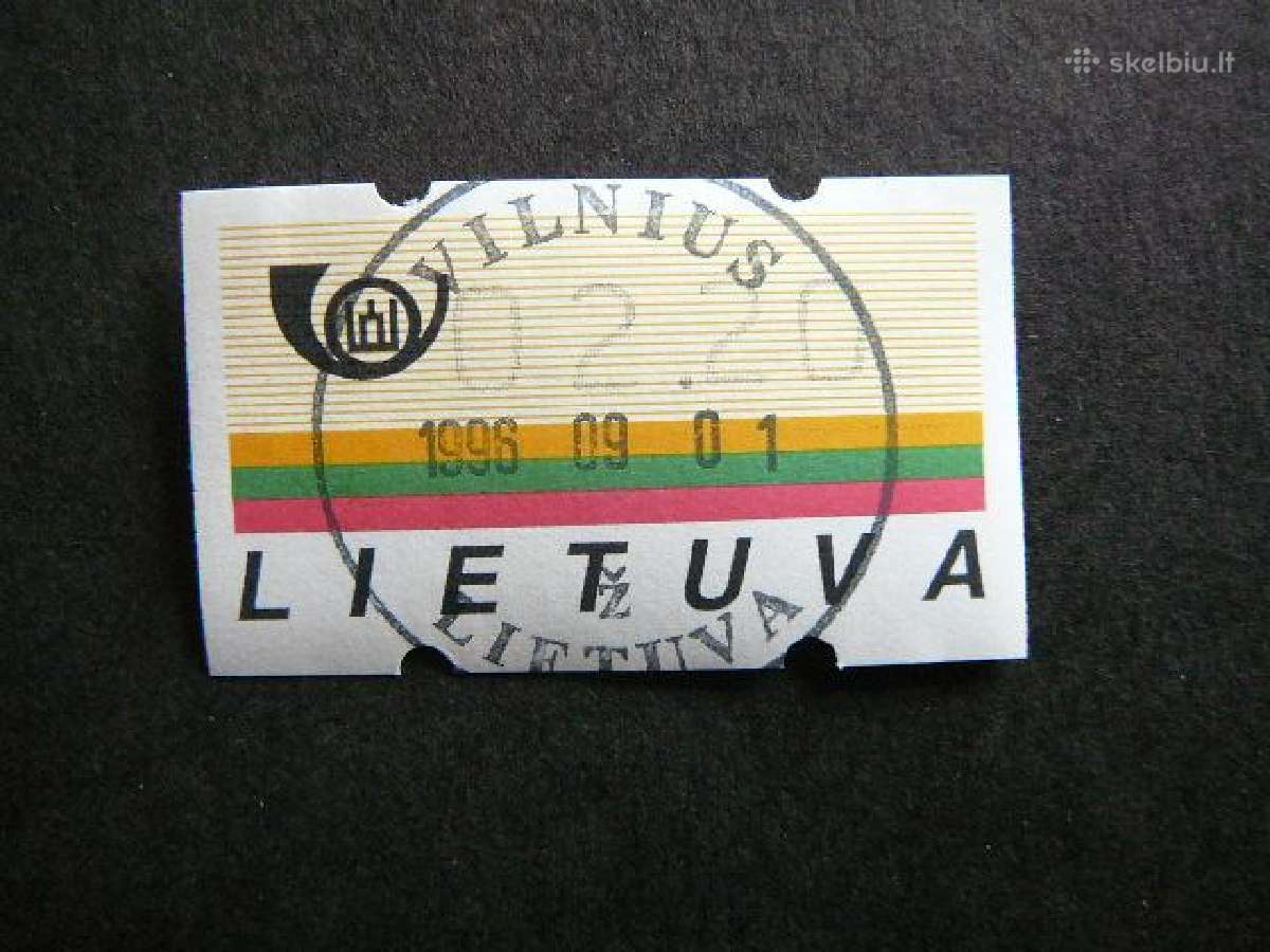 Lietuva 1996 Pasto automatu zenklai (atm) ant966