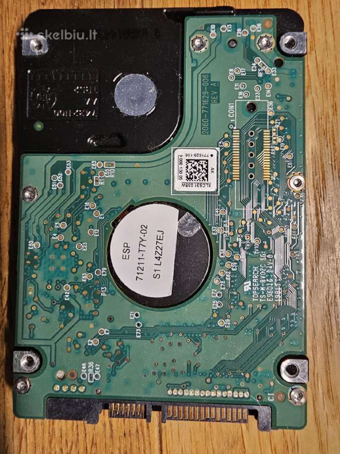 Mires Wd black 750gb kietasis diskas dalims - nuotraukos Nr. 3