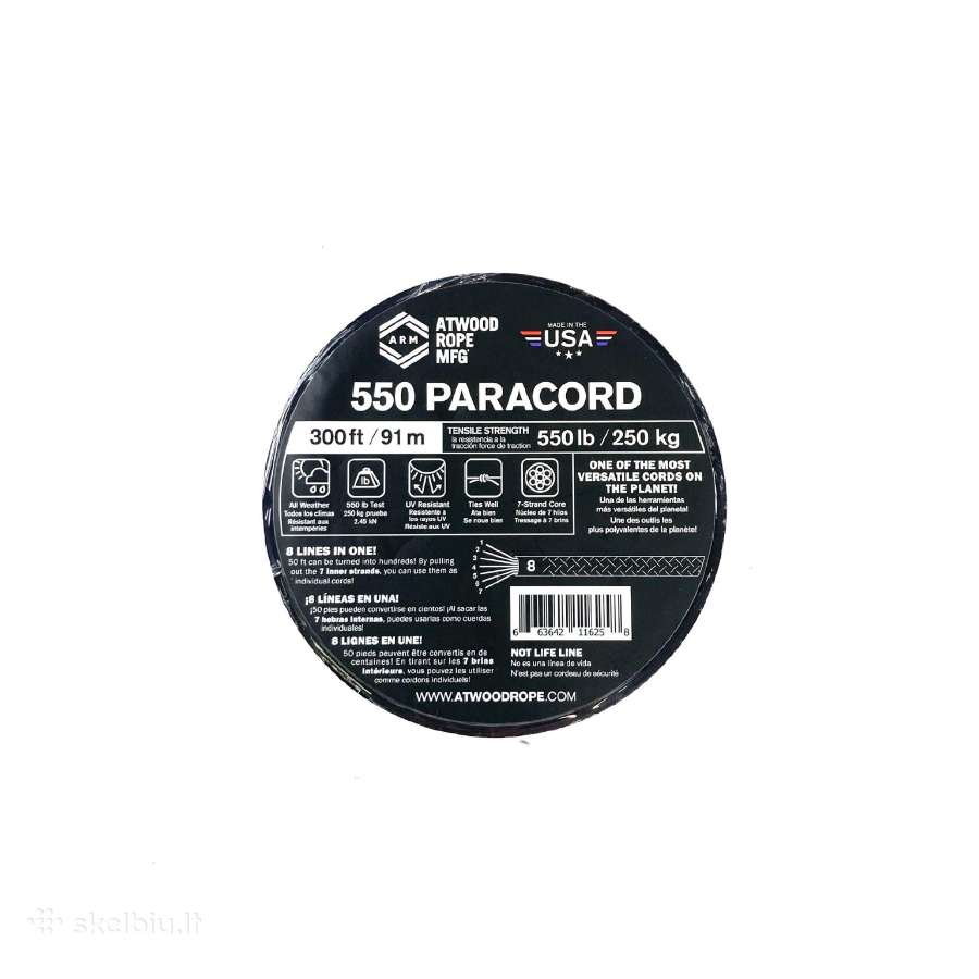Parakordas (parakordo virvė) iš JAV - nuotraukos Nr. 3