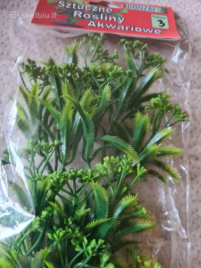 Akvariumo dirbtiniai augalai - nuotraukos Nr. 2