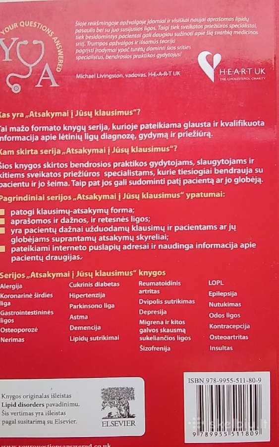 Lipidų sutrikimai. Atsakymai į Jūsų klausimus - nuotraukos Nr. 2