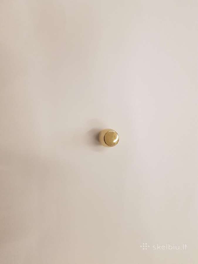 Blizgaus geltono chromo metalinės baldų rankenėlės - nuotraukos Nr. 7