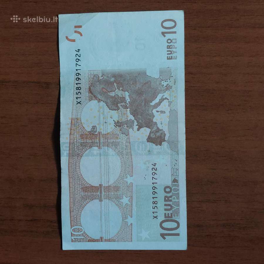 10 Euro 2002 X - Germany / Frequency 4% ( rare ) - nuotraukos Nr. 3