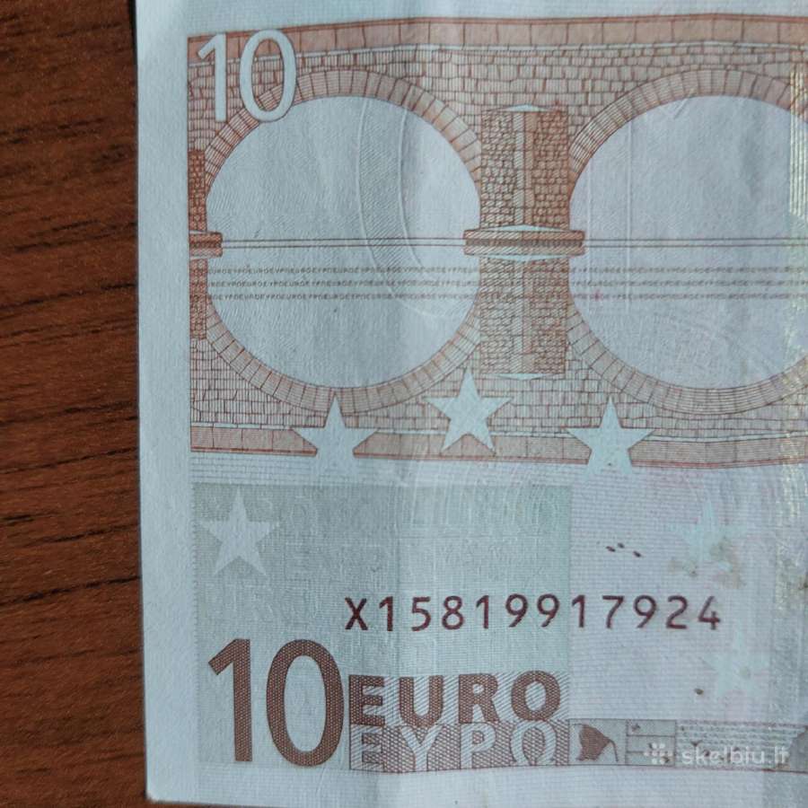 10 Euro 2002 X - Germany / Frequency 4% ( rare ) - nuotraukos Nr. 5