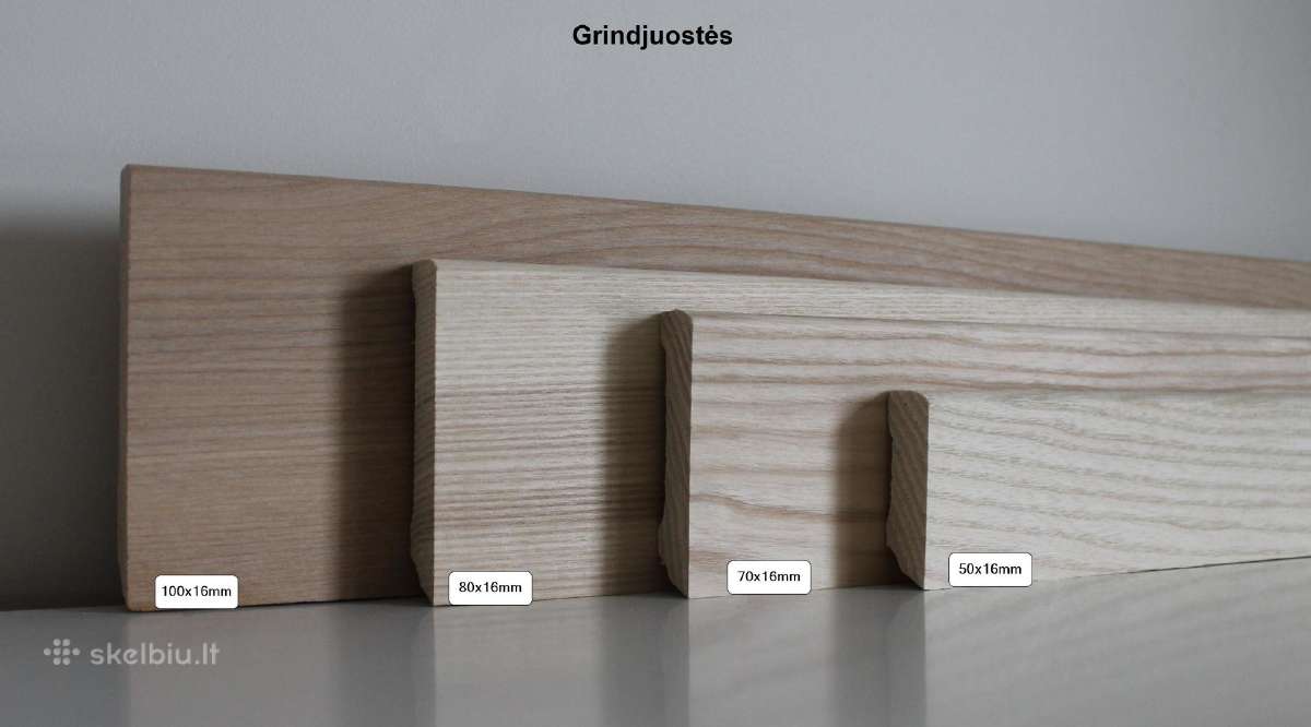 Uosio grindjuostės, durų apvadai, dailylentės. - nuotraukos Nr. 2