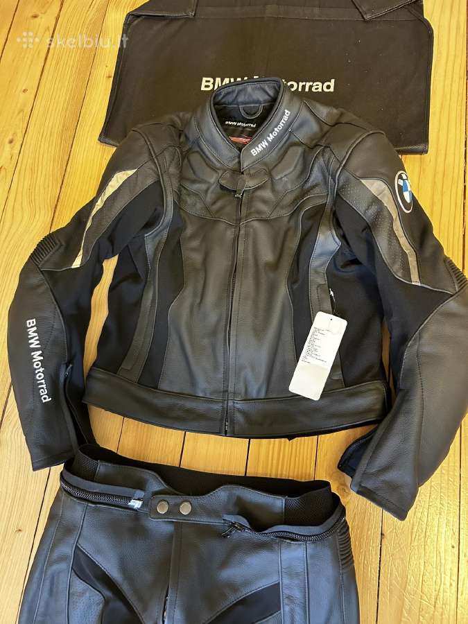 Bmw Motorrad odinė striukė ir kelnės M dydžio - nuotraukos Nr. 4