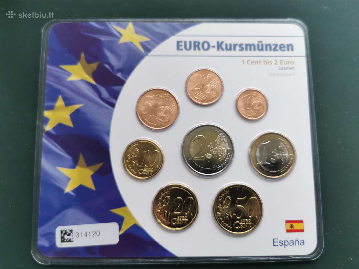 Ispanija 2020 eurų rinkinys Unc - nuotraukos Nr. 2