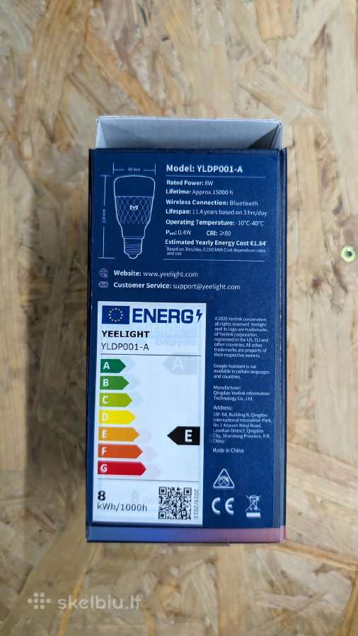 Yeelight Multicolor M2 išmanioji lemputė - nuotraukos Nr. 3