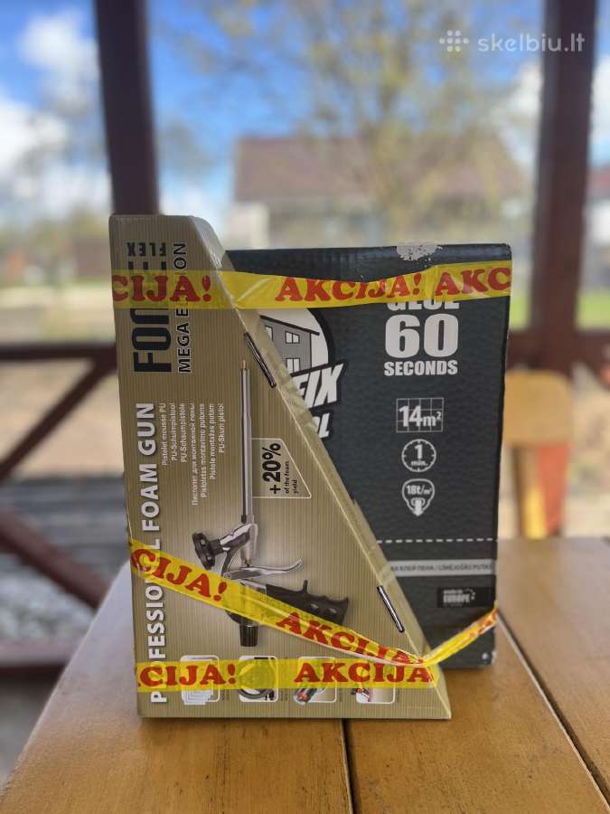 Putos klijai Fome Flex 60 Seconds (12 vnt)