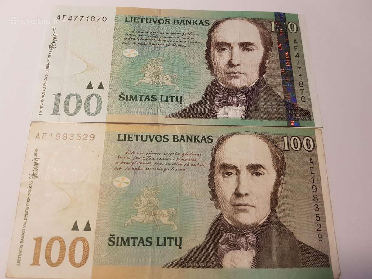 Įvairūs Nepriklausomos Lietuvos Litai gera kaina:) - nuotraukos Nr. 9