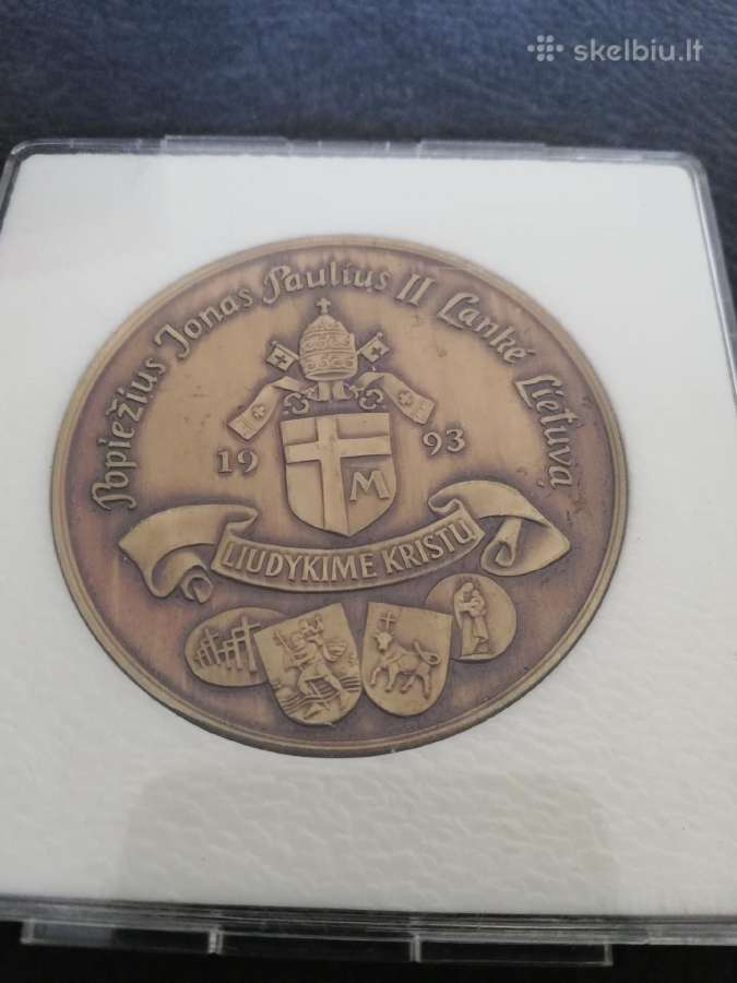 Medalis Popiežius Jonas Paulius II - nuotraukos Nr. 2