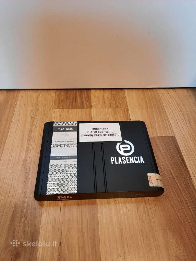 16. Cigarų dėžė Plasencia juoda Cosecha 146 Nr.2