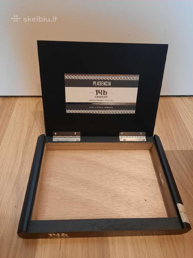16. Cigarų dėžė Plasencia juoda Cosecha 146 Nr.2 - nuotraukos Nr. 2